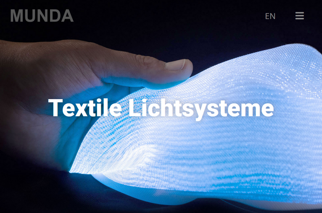MUNDA Textile Lichtsysteme 01DE